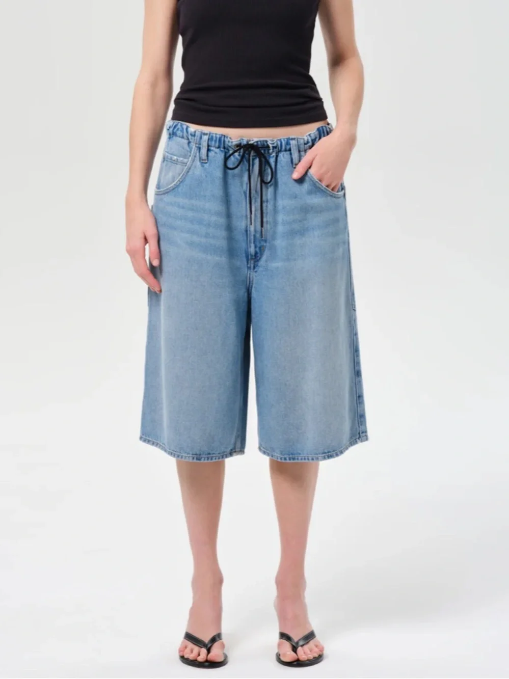 Agolde nwot Shaw short script drawstring baggy shorts